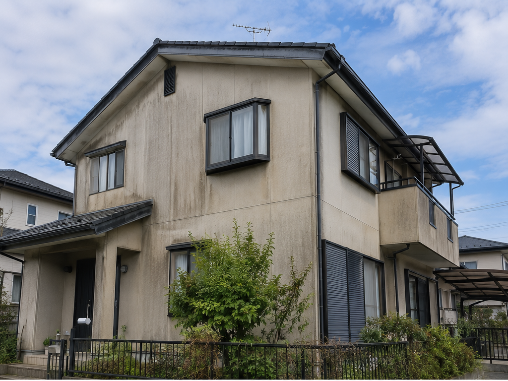 戸建て住宅の外壁塗装・屋根改修 BEFORE